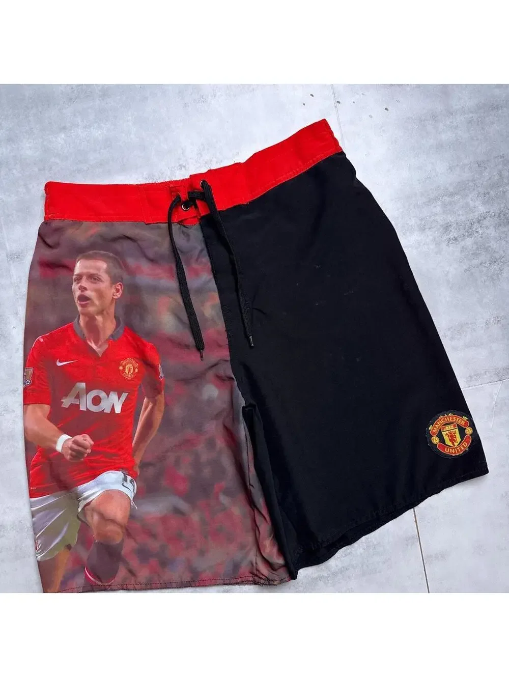 Y2K Manchester United Chicharito #14 Shorts